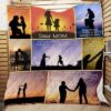 Dear Mom Quilt Blanket  Quilt